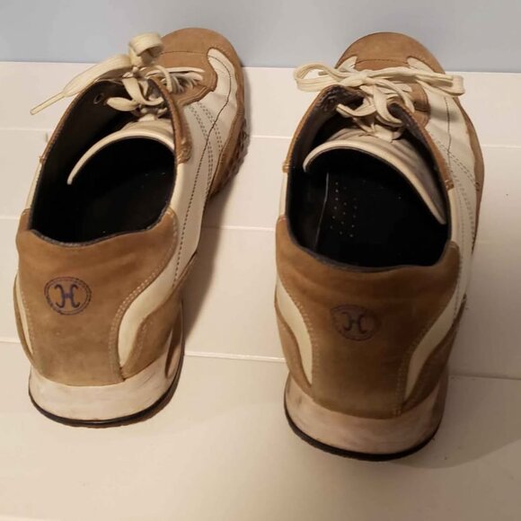 Cole Haan Nike Air Sole White and Brown 9.5M - Picture 6 of 10